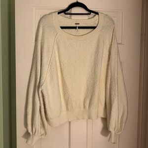 Free people balloon sleeve sweater